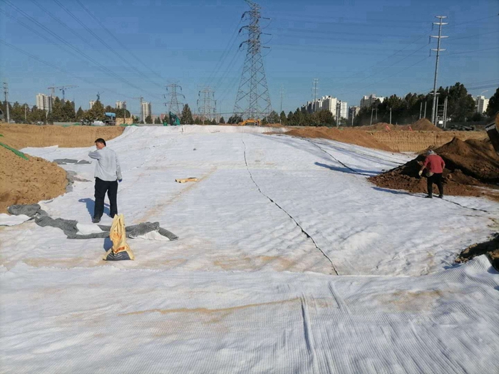 人工湖膨潤(rùn)土防水毯